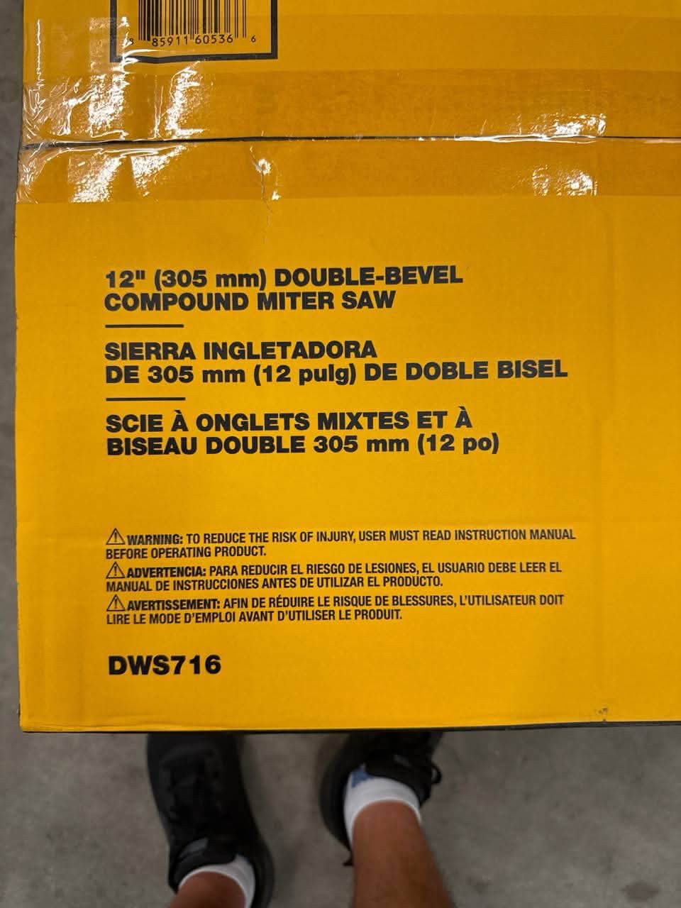 Dewalt 15 Amp Corded 12 in. Compound Double Bevel Miter Saw - Image 8