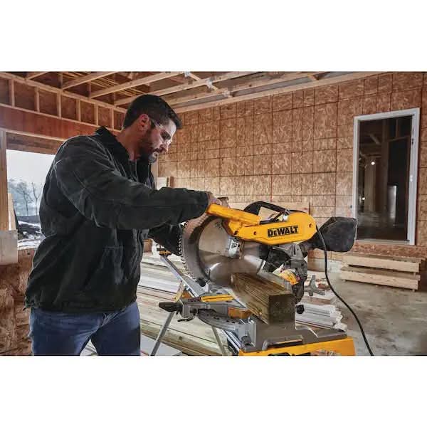 Dewalt 15 Amp Corded 12 in. Compound Double Bevel Miter Saw - Image 4