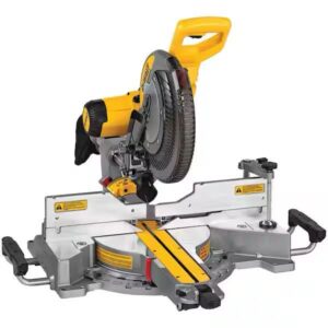 Dewalt 15 Amp Corded 12 in. Double Bevel Sliding Compound Miter Saw, Blade Wrench and Material Clamp