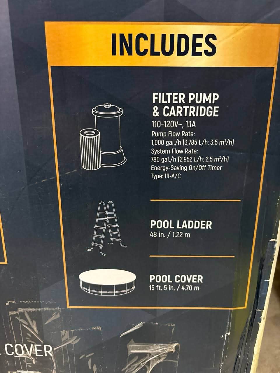Bestway Steel Pro MAX 15 ft. Round 48 in. Deep Above Ground Pool Set - Image 3