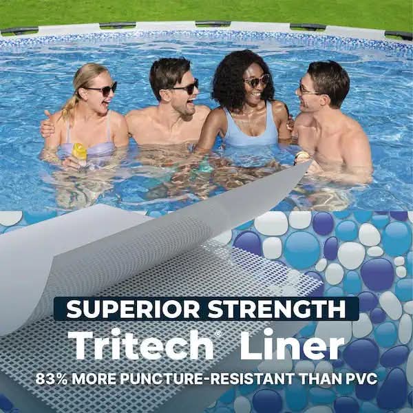 Bestway Steel Pro MAX 15 ft. Round 48 in. Deep Above Ground Pool Set - Image 9