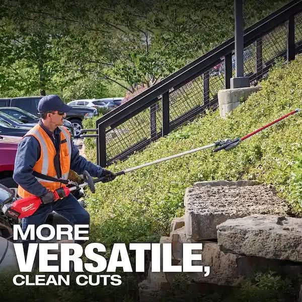M18 FUEL 18V 24 in. Brushless Cordless Battery Extended Pole Articulating Hedge Trimmer Kit w/ 8.0 Ah Battery - Image 3