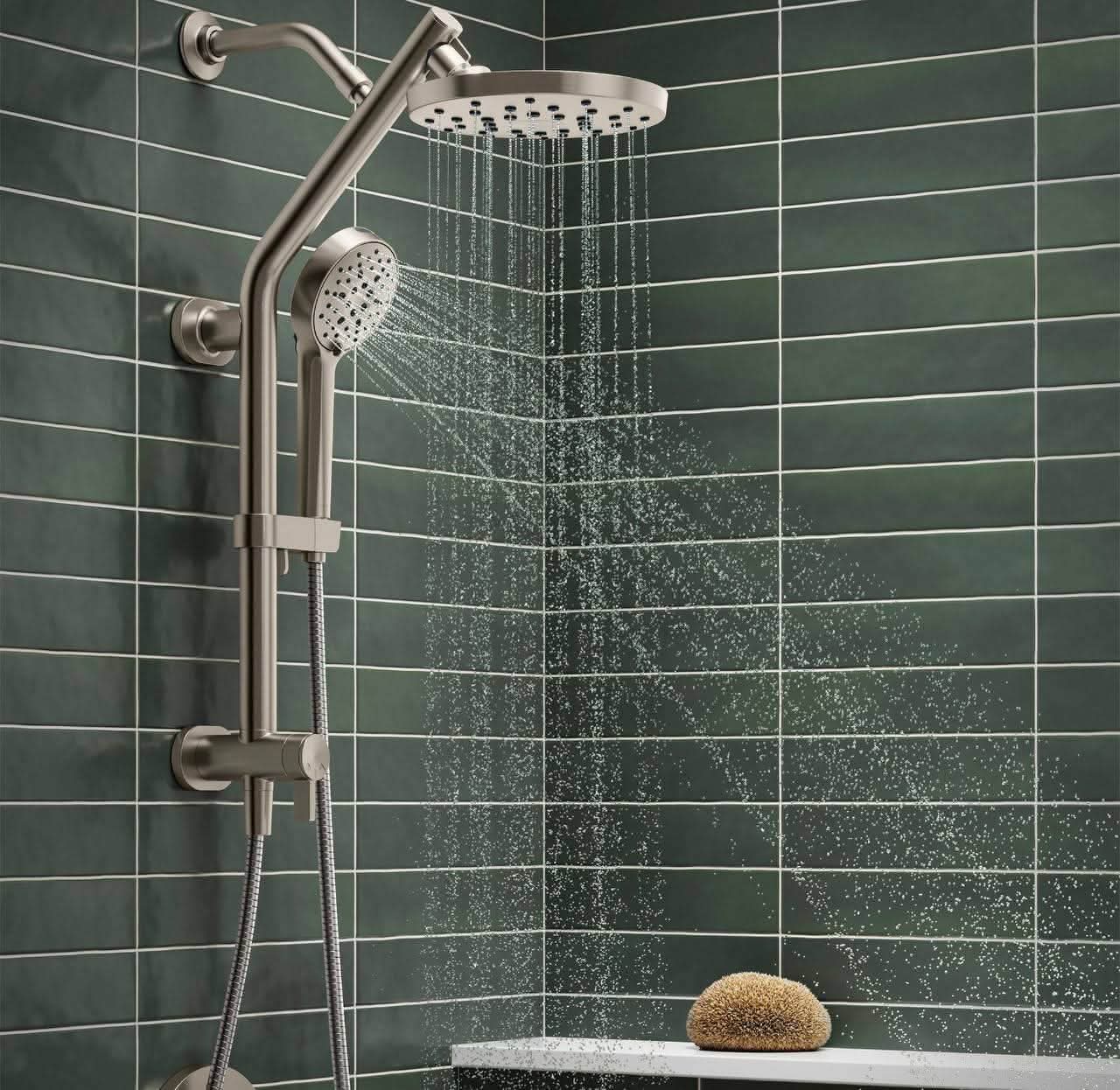 Kohler HydroRail 3-in-1 Multifunction Showerhead and Column Kit, Brushed Nickel, new in box - Image 4