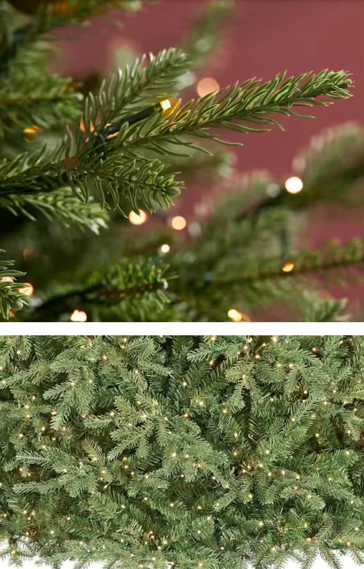7.5 ft Elegant Twinkling Grand Fir LED Pre-Lit Artificial Christmas Tree T27 - Image 2