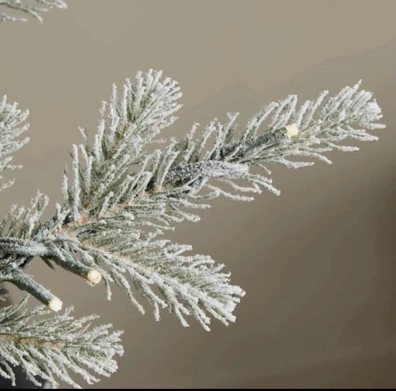 7.5 ft. Grand Duchess Twinkling Balsam Fir Flocked LED Pre-Lit Artificial Christmas Tree T26 - Image 3