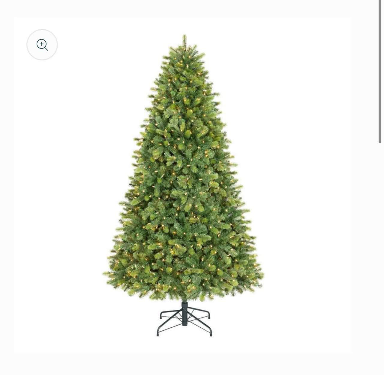 7.5 ft. Nostalgic Noble Fir LED Pre-Lit Christmas Tree T18 - Image 3