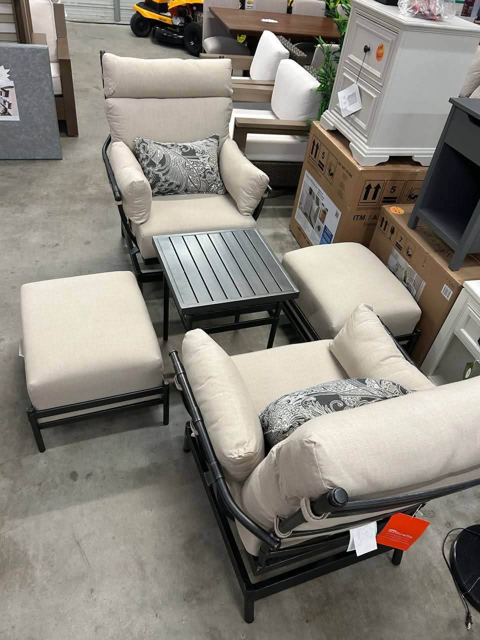 Bridgeton 5-piece Outdoor Patio Seating Set - Image 2