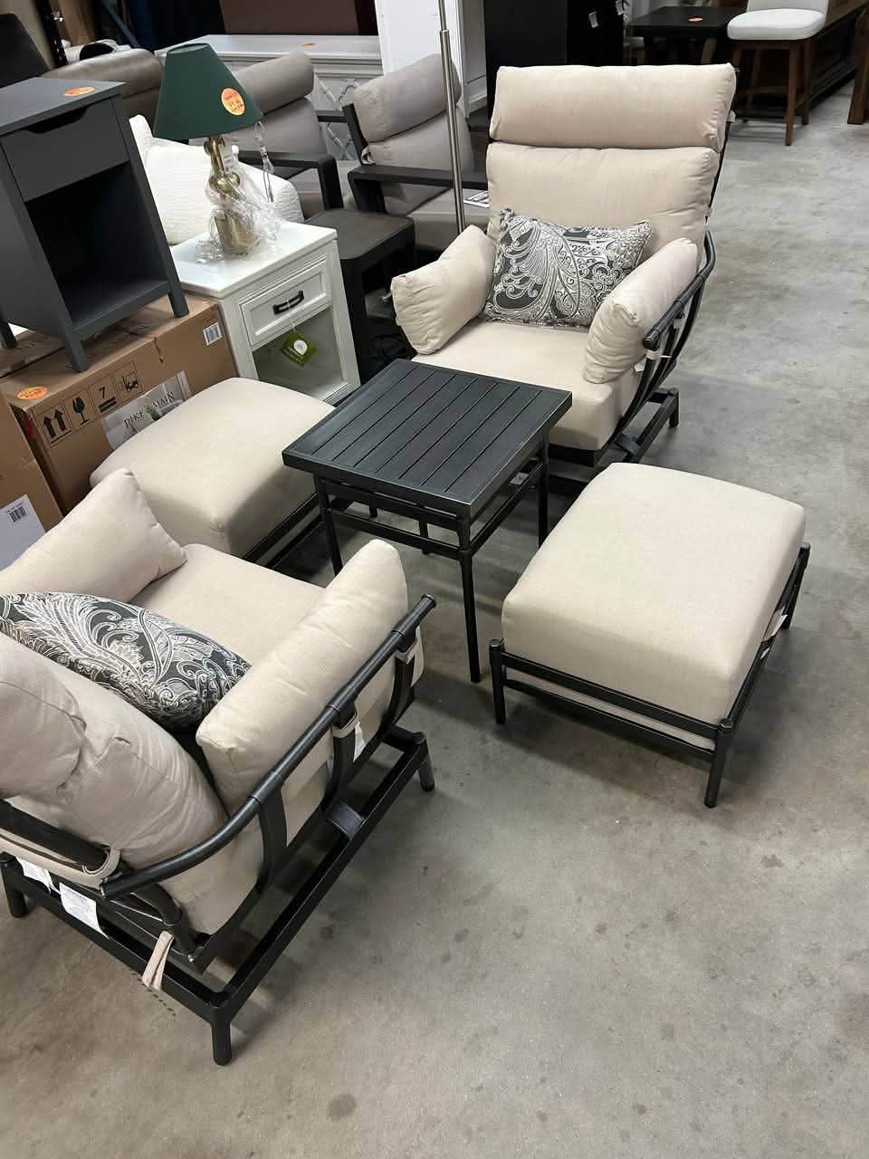 Bridgeton 5-piece Outdoor Patio Seating Set - Image 3