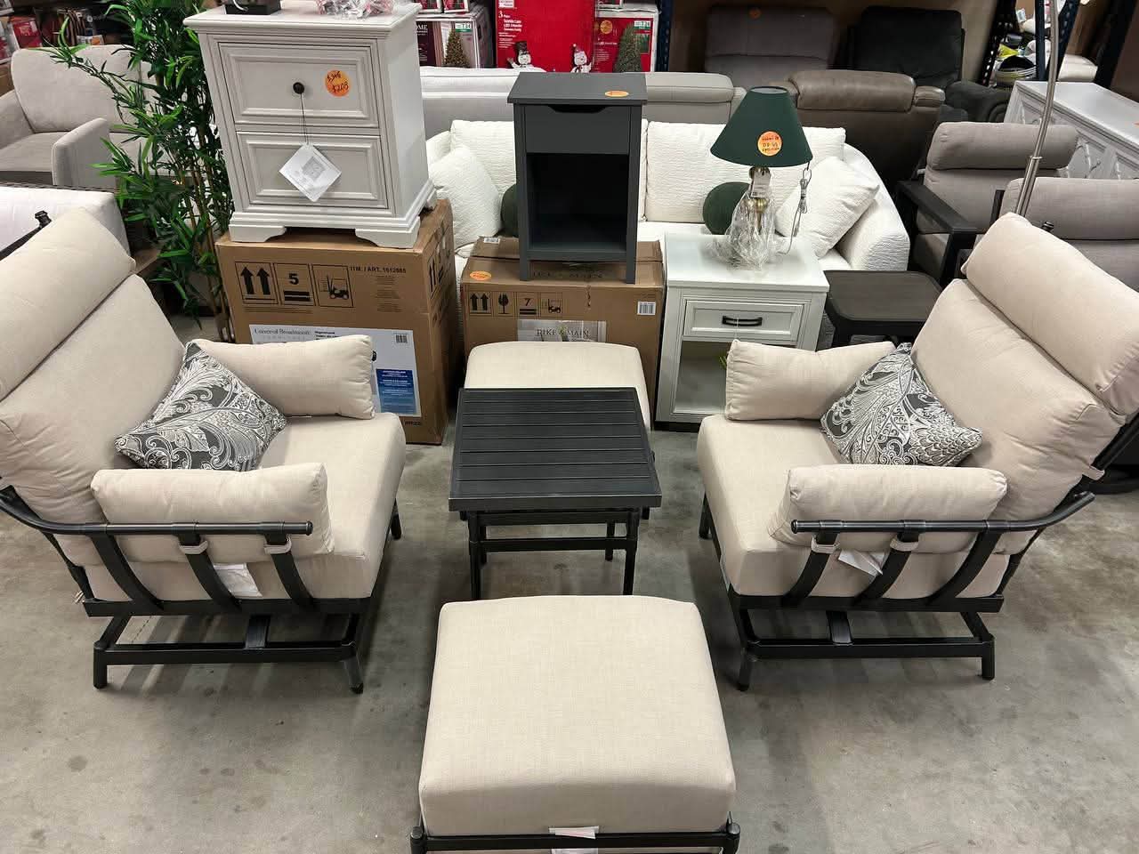 Bridgeton 5-piece Outdoor Patio Seating Set - Image 4