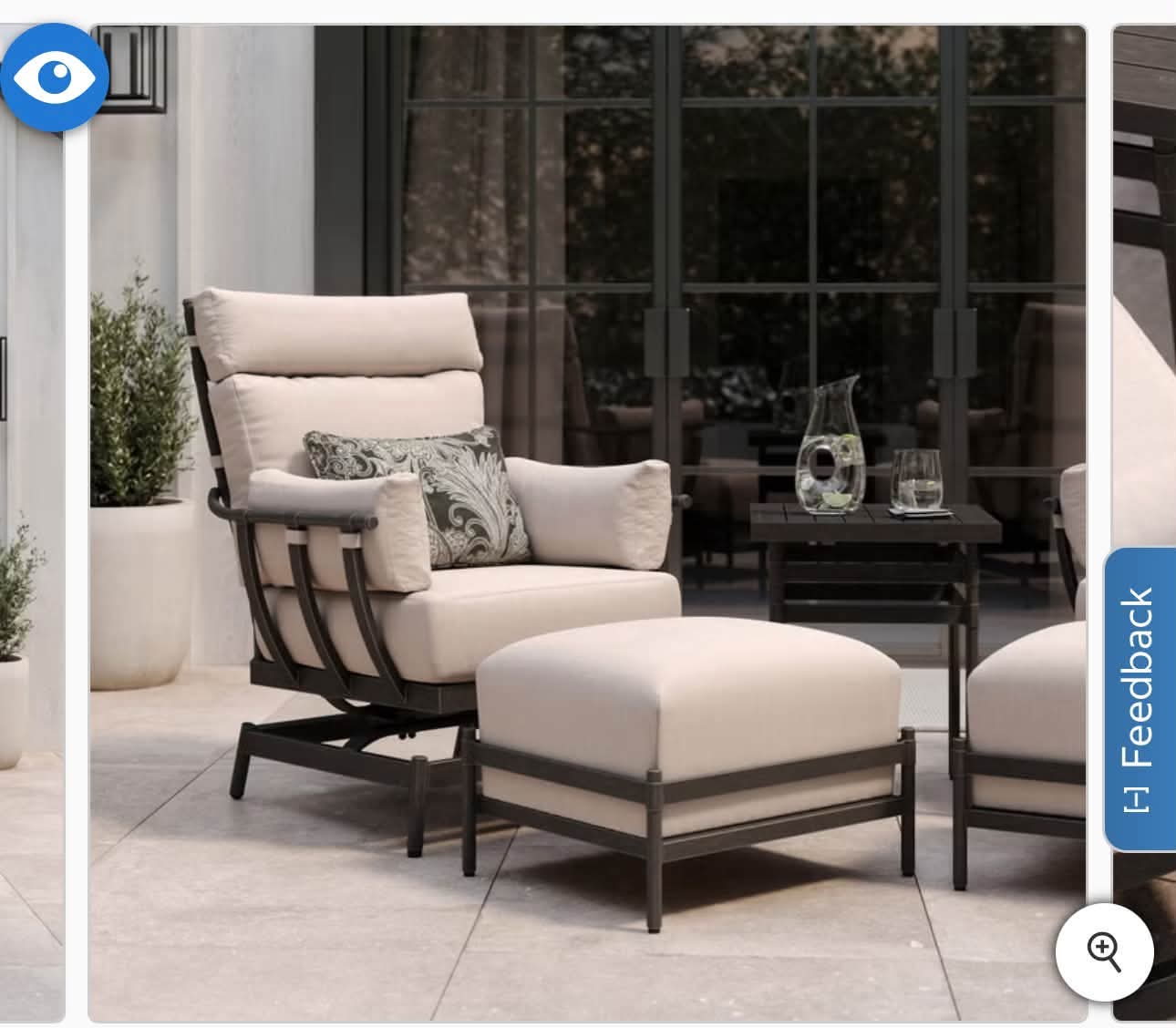 Bridgeton 5-piece Outdoor Patio Seating Set - Image 5