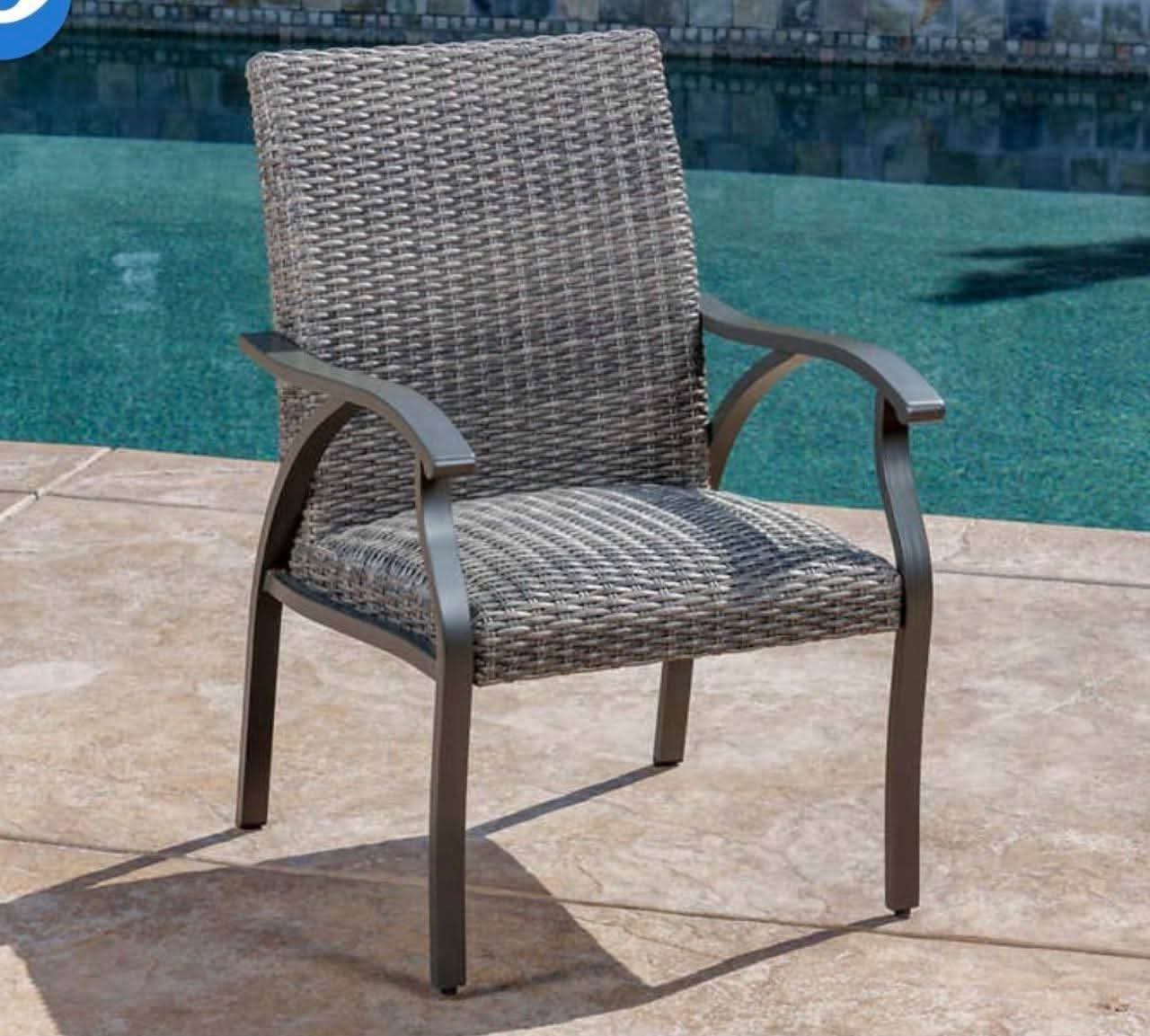 SunVilla Cobalt 9-Piece Outdoor Patio Dining Set - Image 2