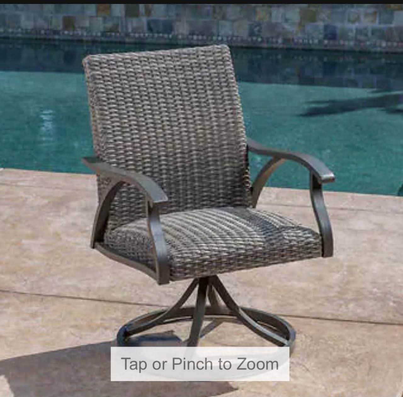 SunVilla Cobalt 9-Piece Outdoor Patio Dining Set - Image 8