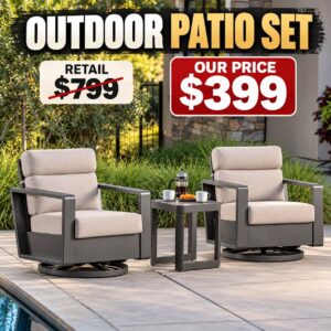 Outdoor patio set