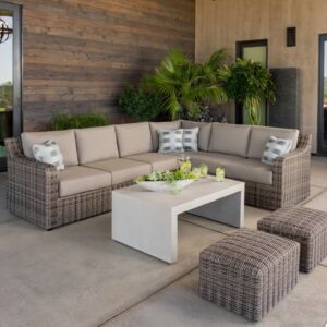SunVilla Kent 7-piece Outdoor Patio Sectional Set