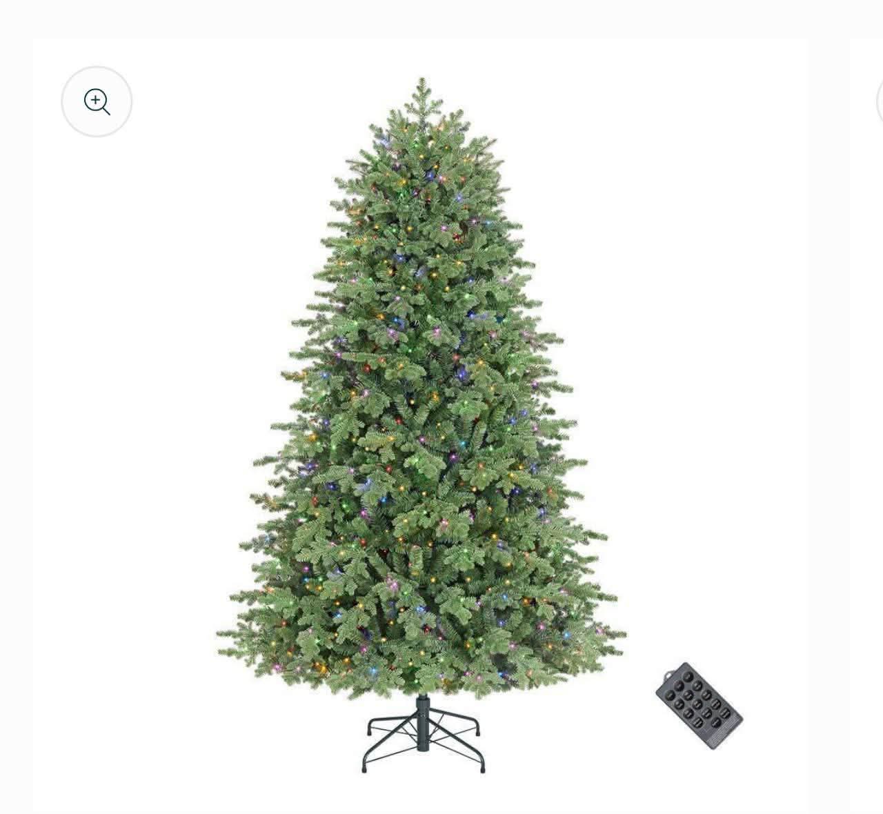 Home Accents Holiday 7.5 ft. Montrose Douglas Fir LED Pre-Lit Artificial Christmas Tree T20 - Image 3
